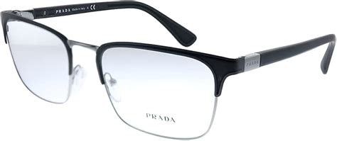 Prada Heritage PR 54TV 1BO1O1 Matte Black Metal 